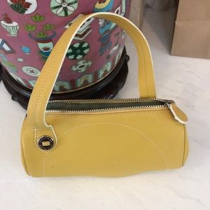 Cole Haan small yellow handbag